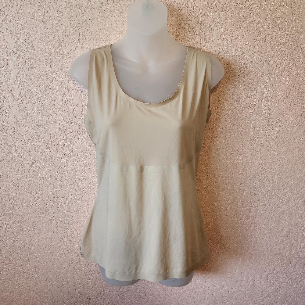 Spanx Cream Smoothing Control Tank Top 1X
